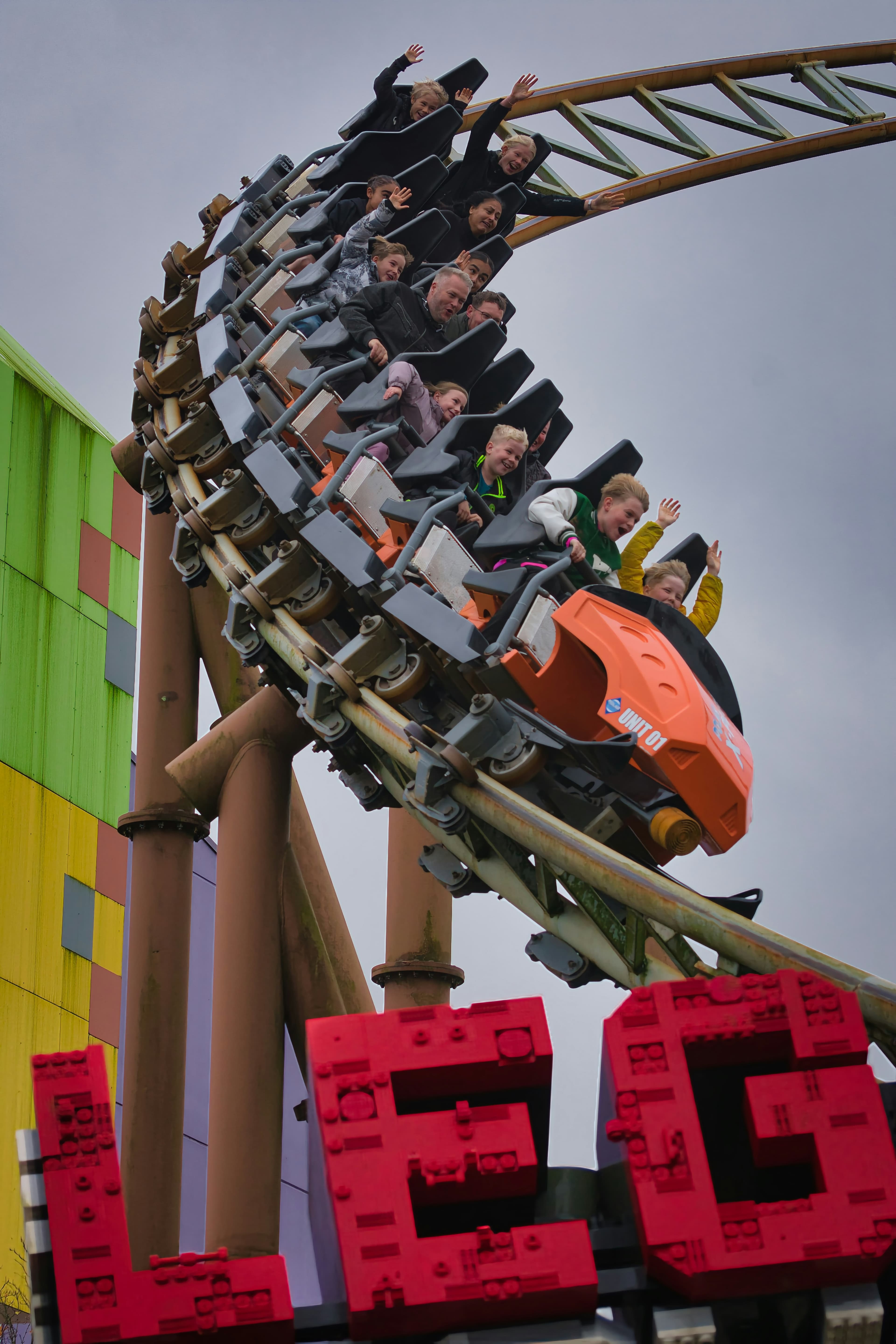 LEGOLAND California entrance with LEGO sculptures